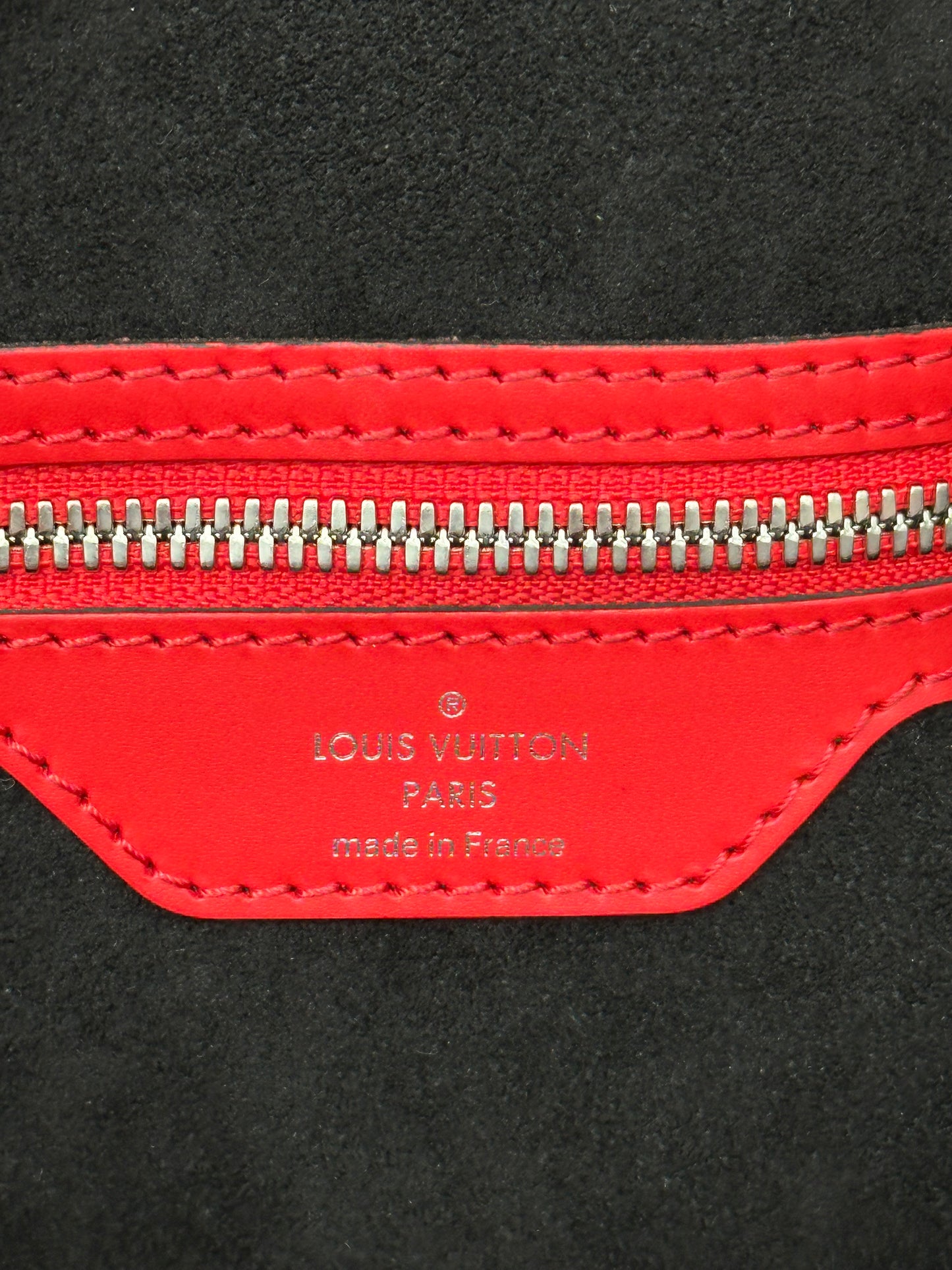 Louis Vuitton Supreme Red & White EPI Keepall 45