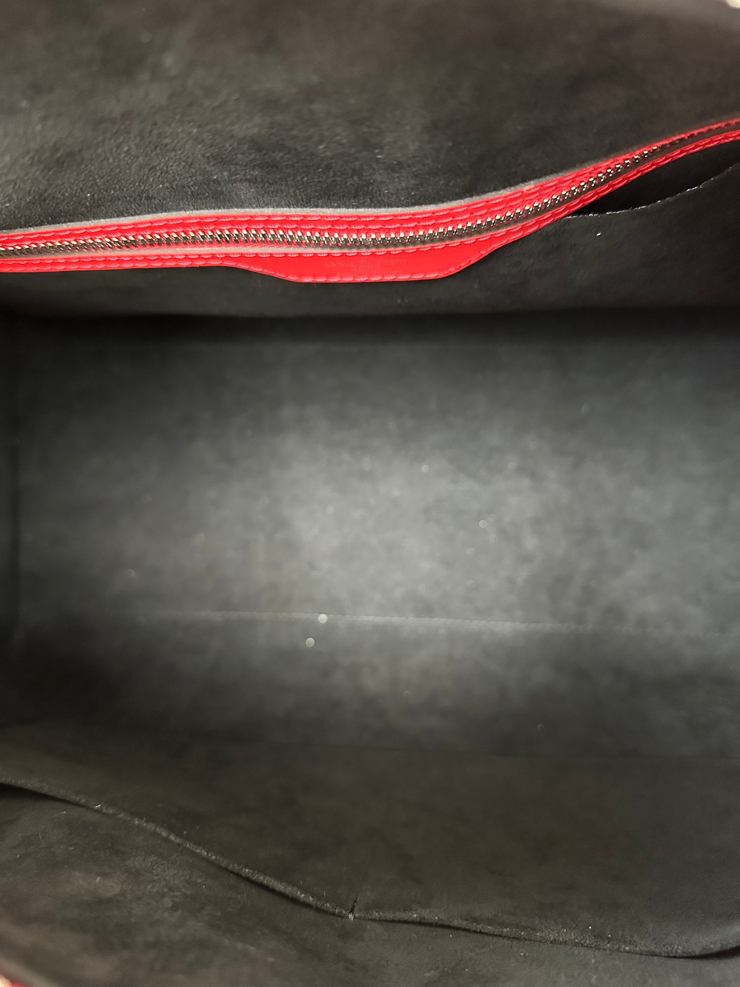 Louis Vuitton Supreme Red & White EPI Keepall 45