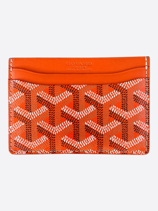 Goyard Orange Saint Sulpice Card Holder
