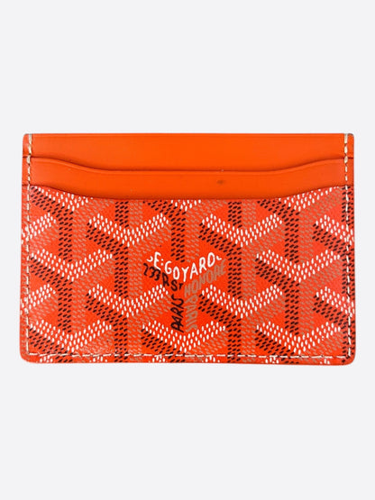Goyard Orange Saint Sulpice Card Holder