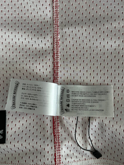 Chrome Hearts Matty Boy Red & White Team Form Reversible Mesh Jersey