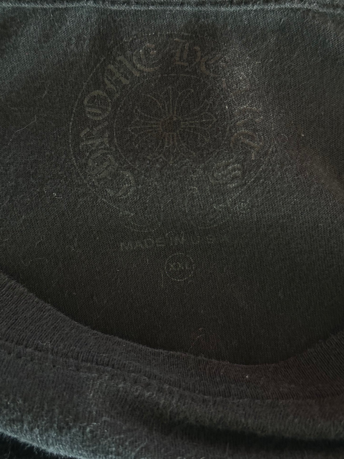 Chrome Hearts Black & Red Cross Logo Longsleeve T-Shirt