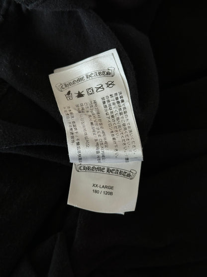 Chrome Hearts Black & Red Cross Logo Longsleeve T-Shirt