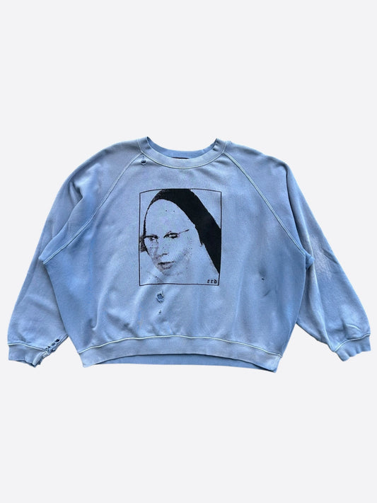 Enfants Riches Deprimes Blue Singing Nun Sweater