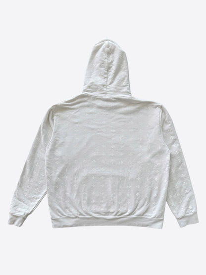 Chrome Hearts White Cross Jacquard Embroidered Hoodie