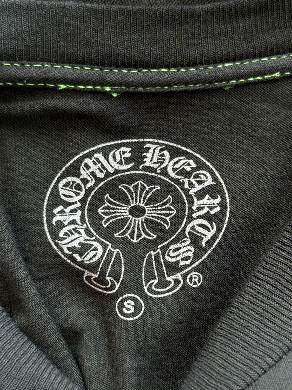 Chrome Hearts Black & White Flame Longsleeve T-Shirt