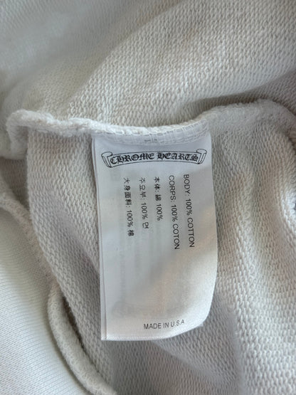 Chrome Hearts White Cross Jacquard Embroidered Hoodie