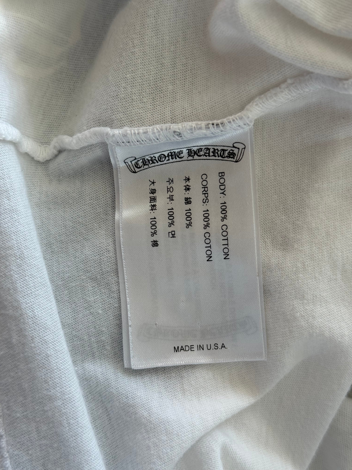 Chrome Hearts White, Orange & Green Miami Exclusive T-Shirt