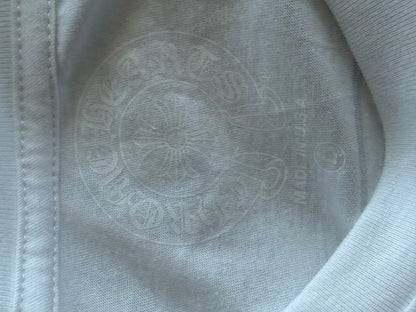 Chrome Hearts White & Black Horseshoe Logo T-Shirt