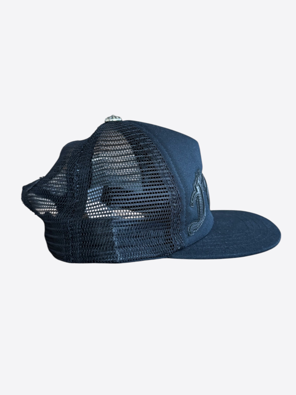 Chrome Hearts Black F*** Patch Trucker Hat