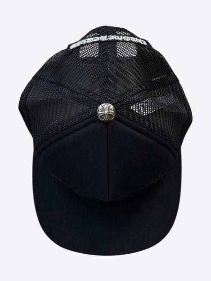 Chrome Hearts Black F*** Patch Trucker Hat