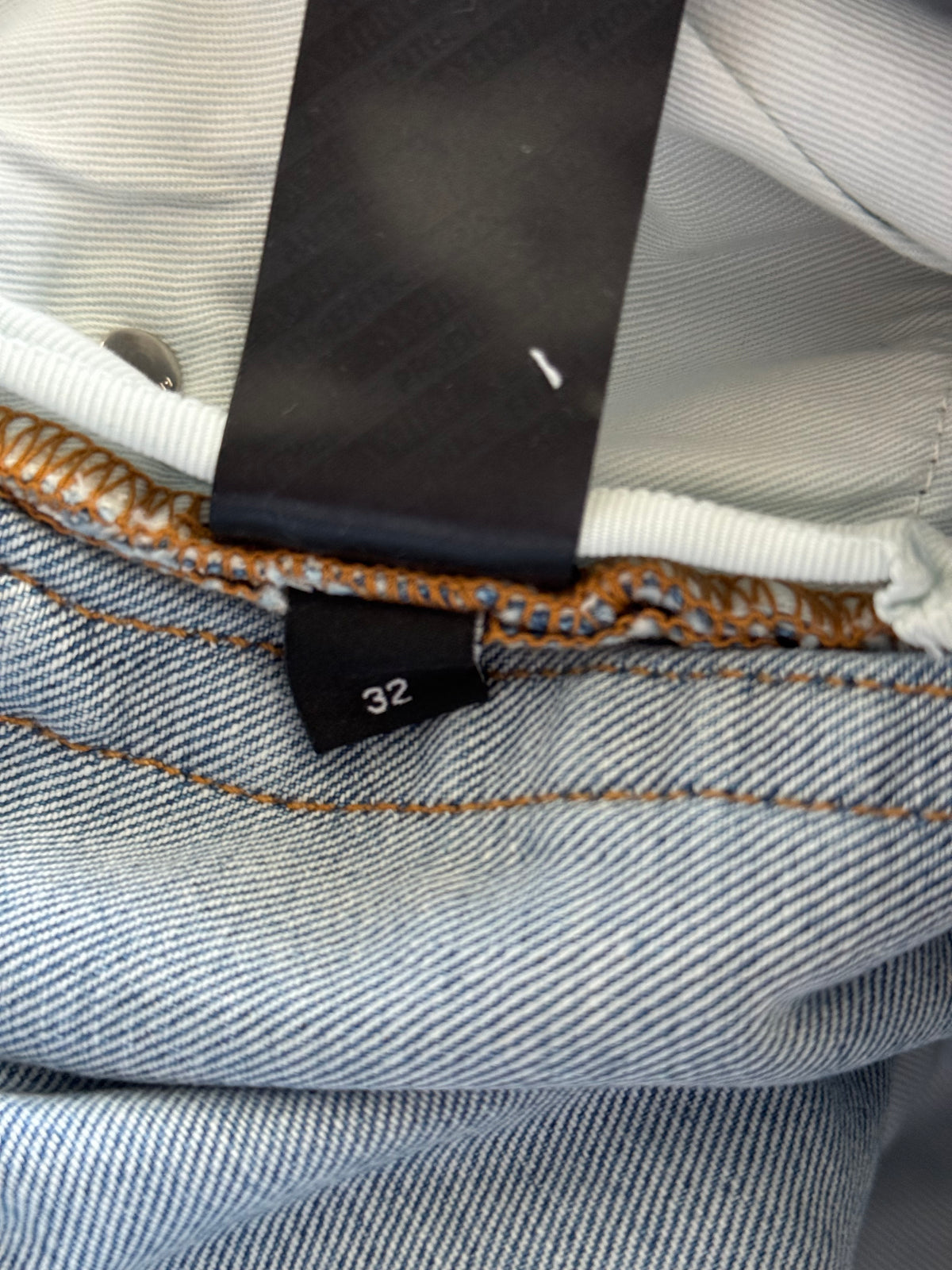Amiri Perfect Indigo & Blue Varsity Logo Repair Jeans