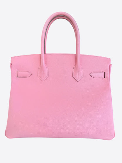 Hermes Bubblegum Pink Epsom & Palladium Hardware Birkin 30