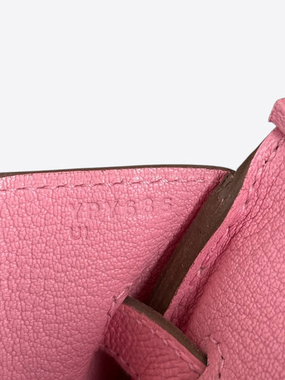Hermes Bubblegum Pink Epsom & Palladium Hardware Birkin 30