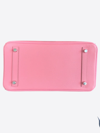 Hermes Bubblegum Pink Epsom & Palladium Hardware Birkin 30