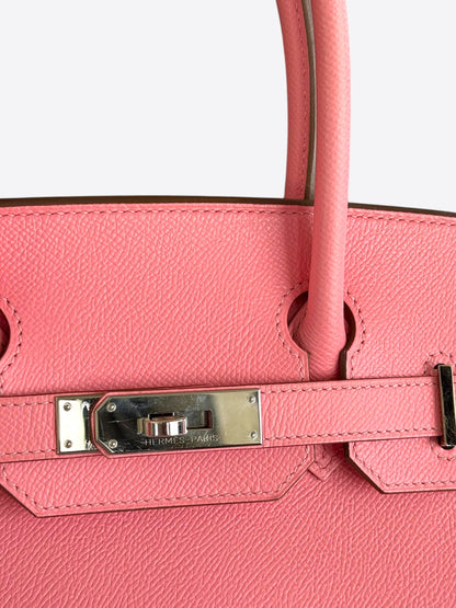 Hermes Bubblegum Pink Epsom & Palladium Hardware Birkin 30