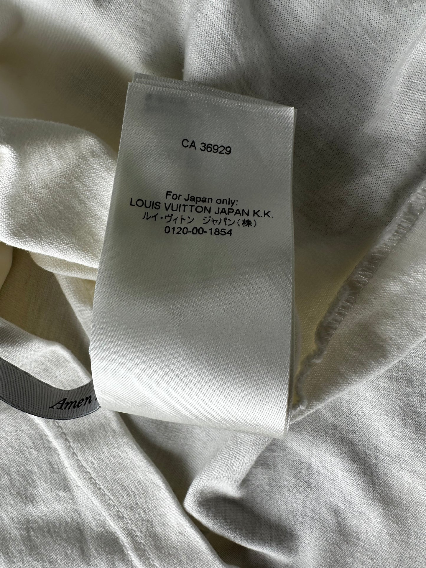 Louis Vuitton White Graffiti Logo T-Shirt