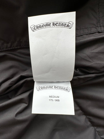 Chrome Hearts Black Cross Jacquard Puffer Jacket