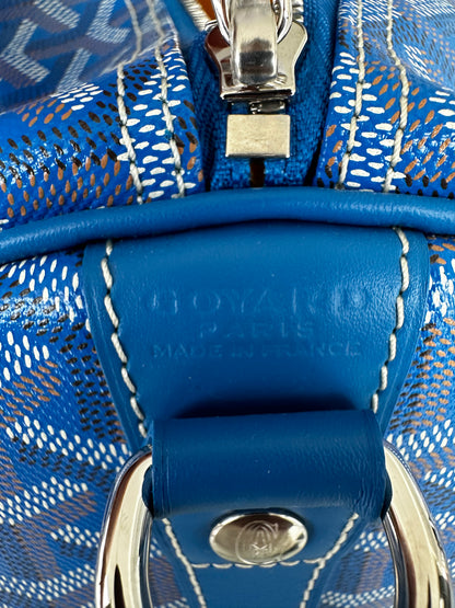 Goyard Blue Boston 50 Duffel Bag