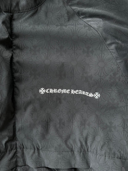 Chrome Hearts Black Cross Jacquard Match Point Windbreaker