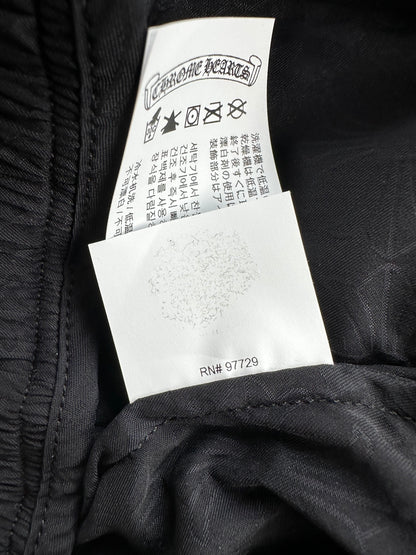 Chrome Hearts Black Cross Jacquard Match Point Windbreaker