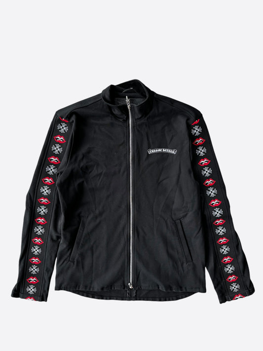 Chrome Hearts Matty Boy Black Chomper Track Jacket