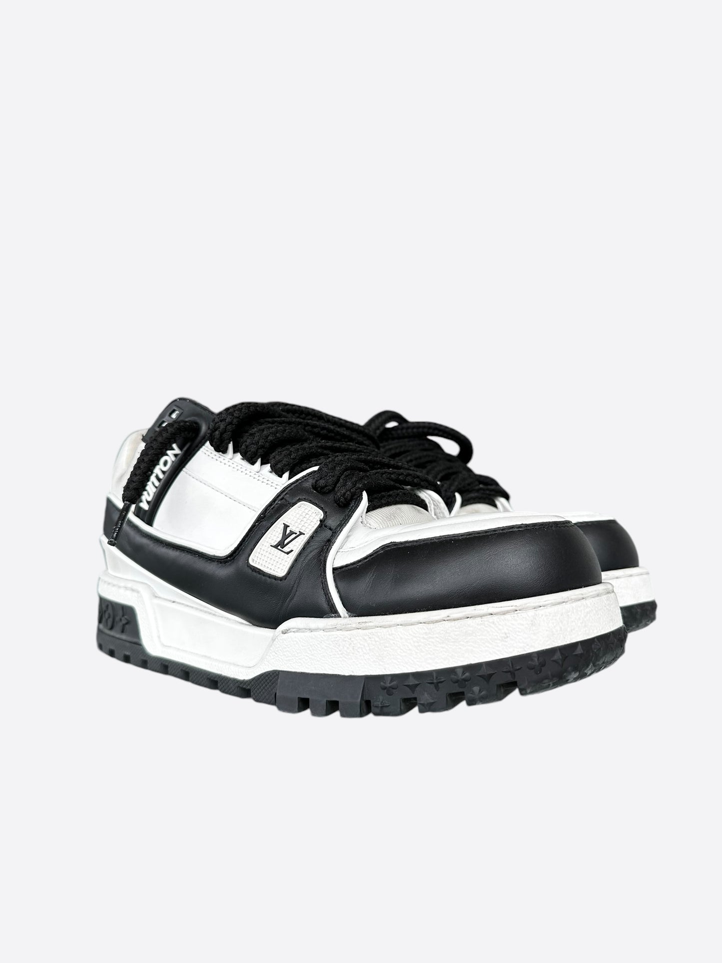 Louis Vuitton Black & White Maxi Trainers