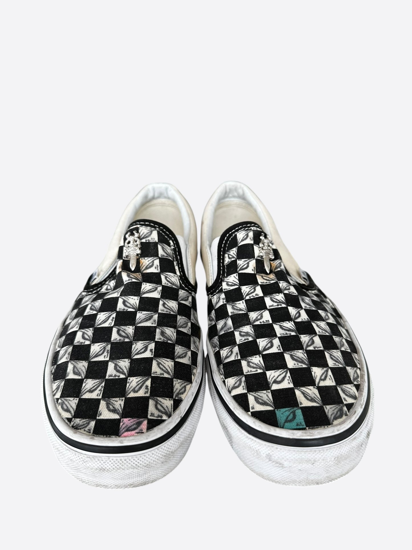 Chrome Hearts Matty Boy Checkered Slip On Vans