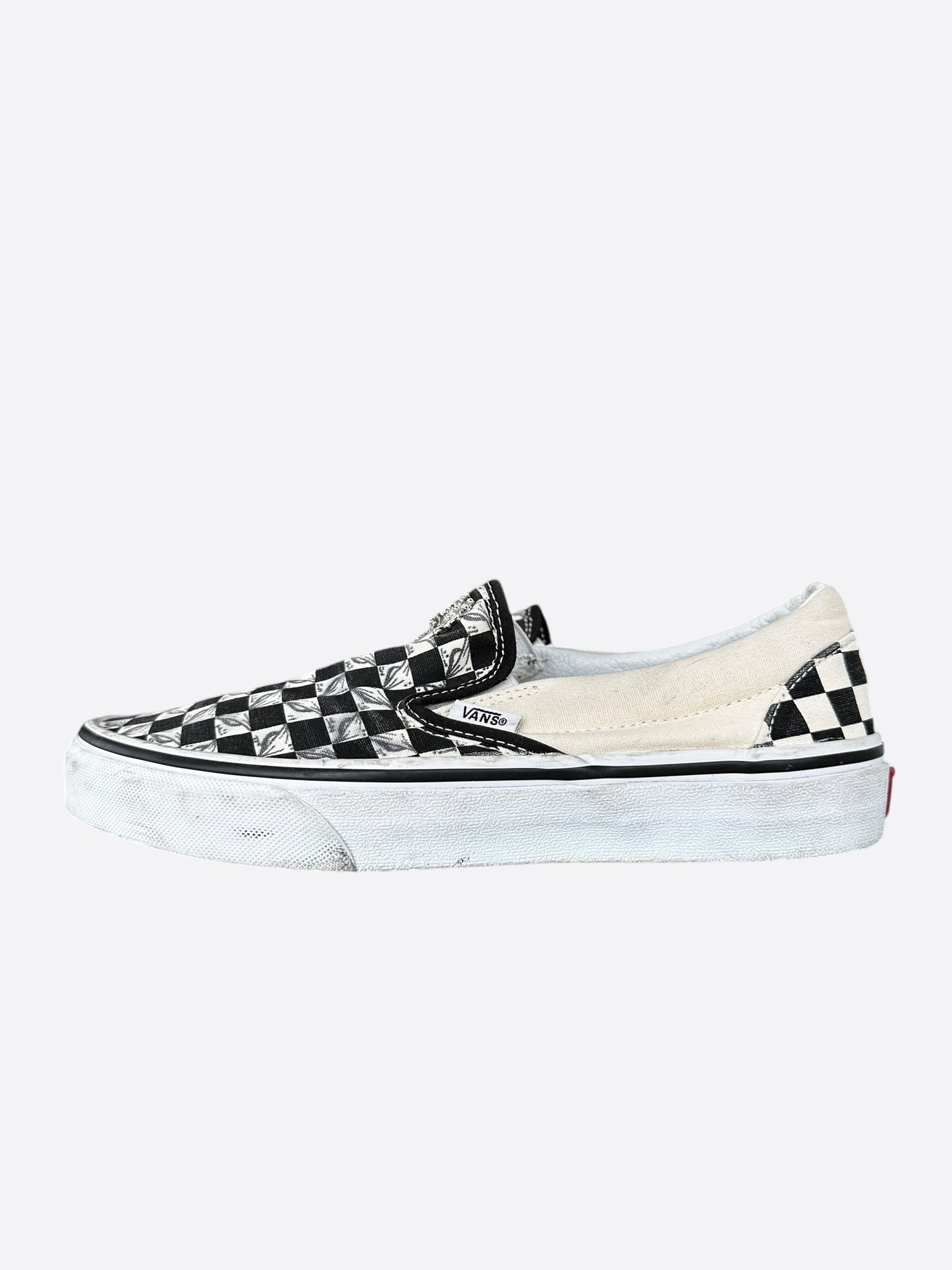 Chrome Hearts Matty Boy Checkered Slip On Vans