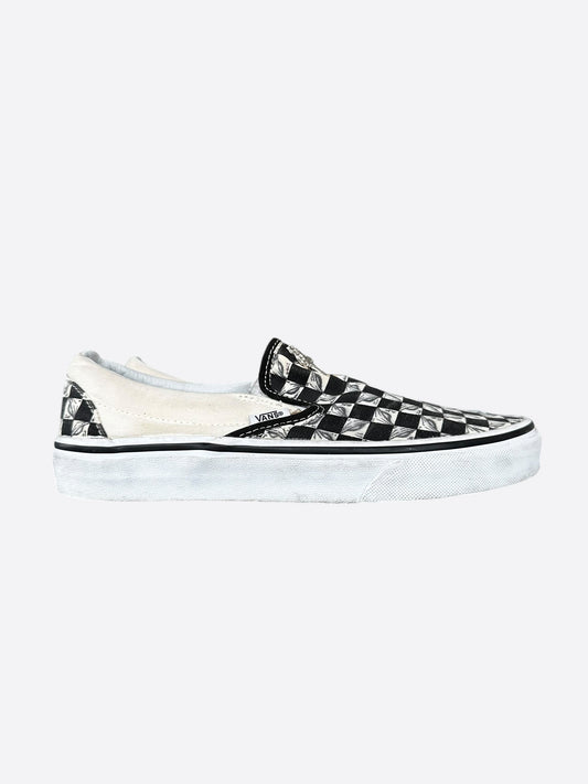 Chrome Hearts Matty Boy Checkered Slip On Vans