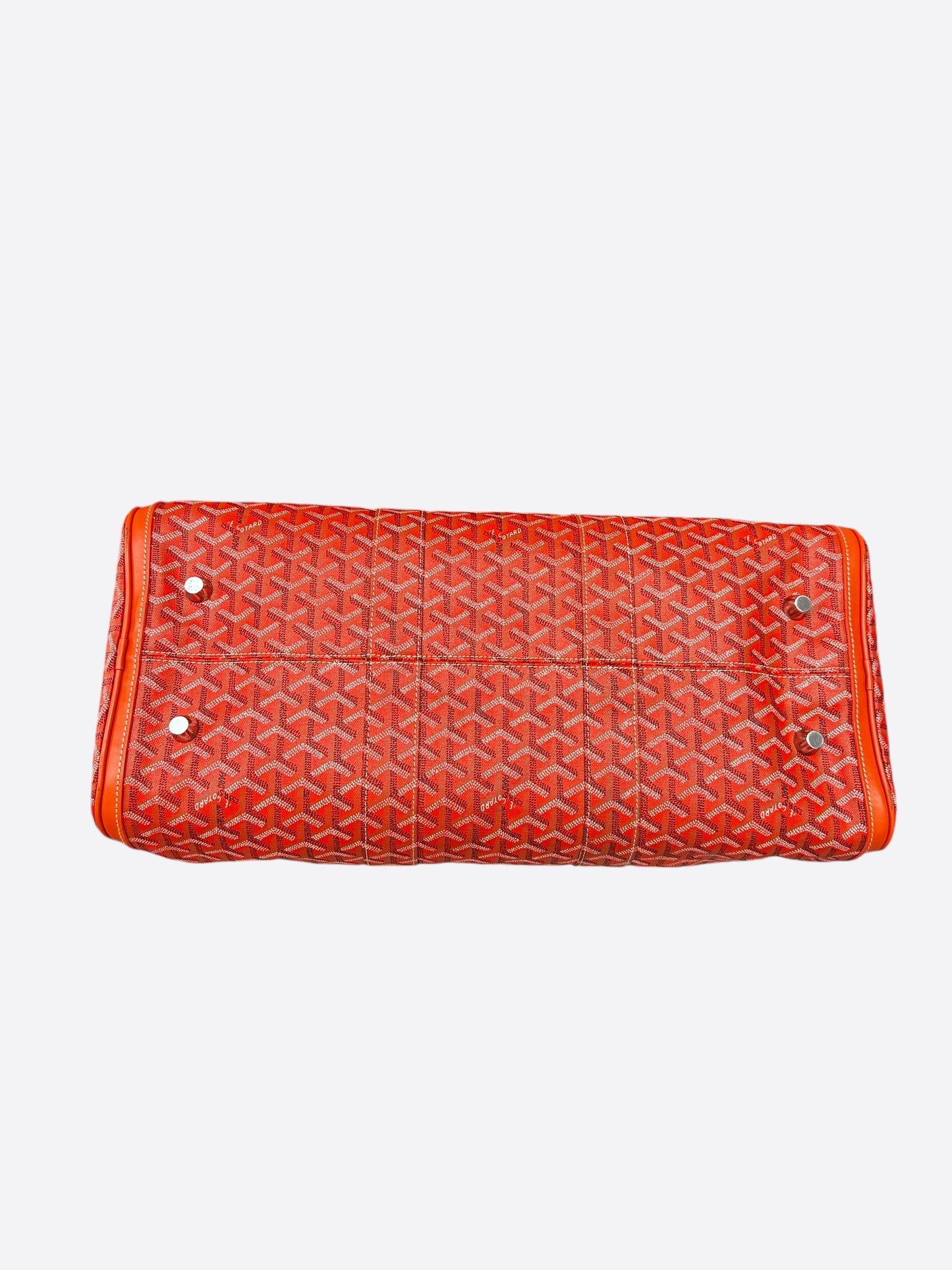 Goyard Orange Croisiere 50 Duffel Bag