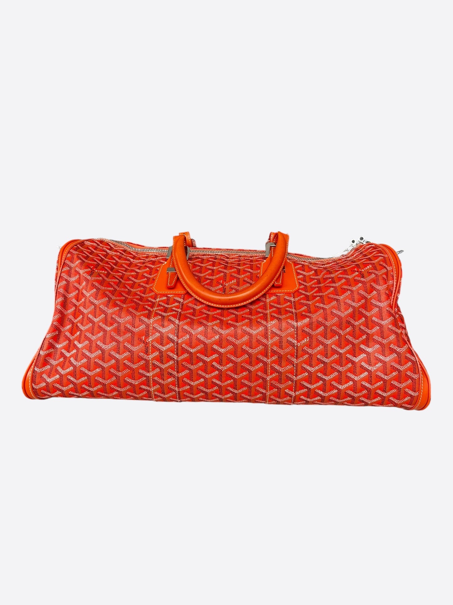 Goyard Orange Croisiere 50 Duffel Bag