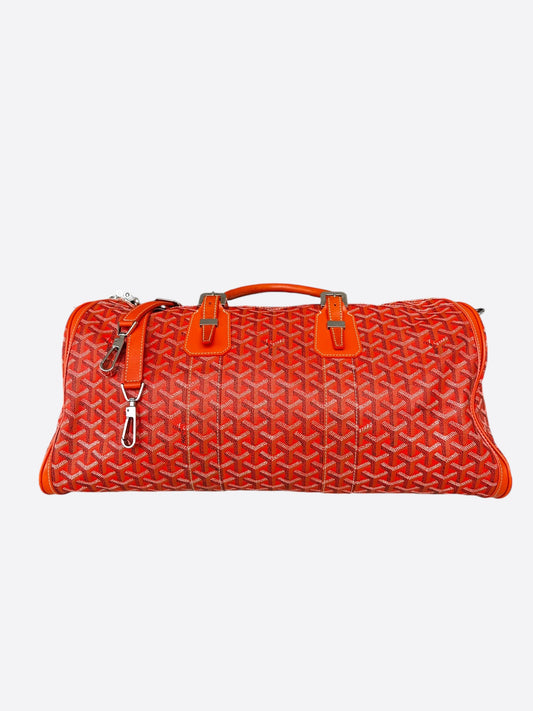 Goyard Orange Croisiere 50 Duffel Bag