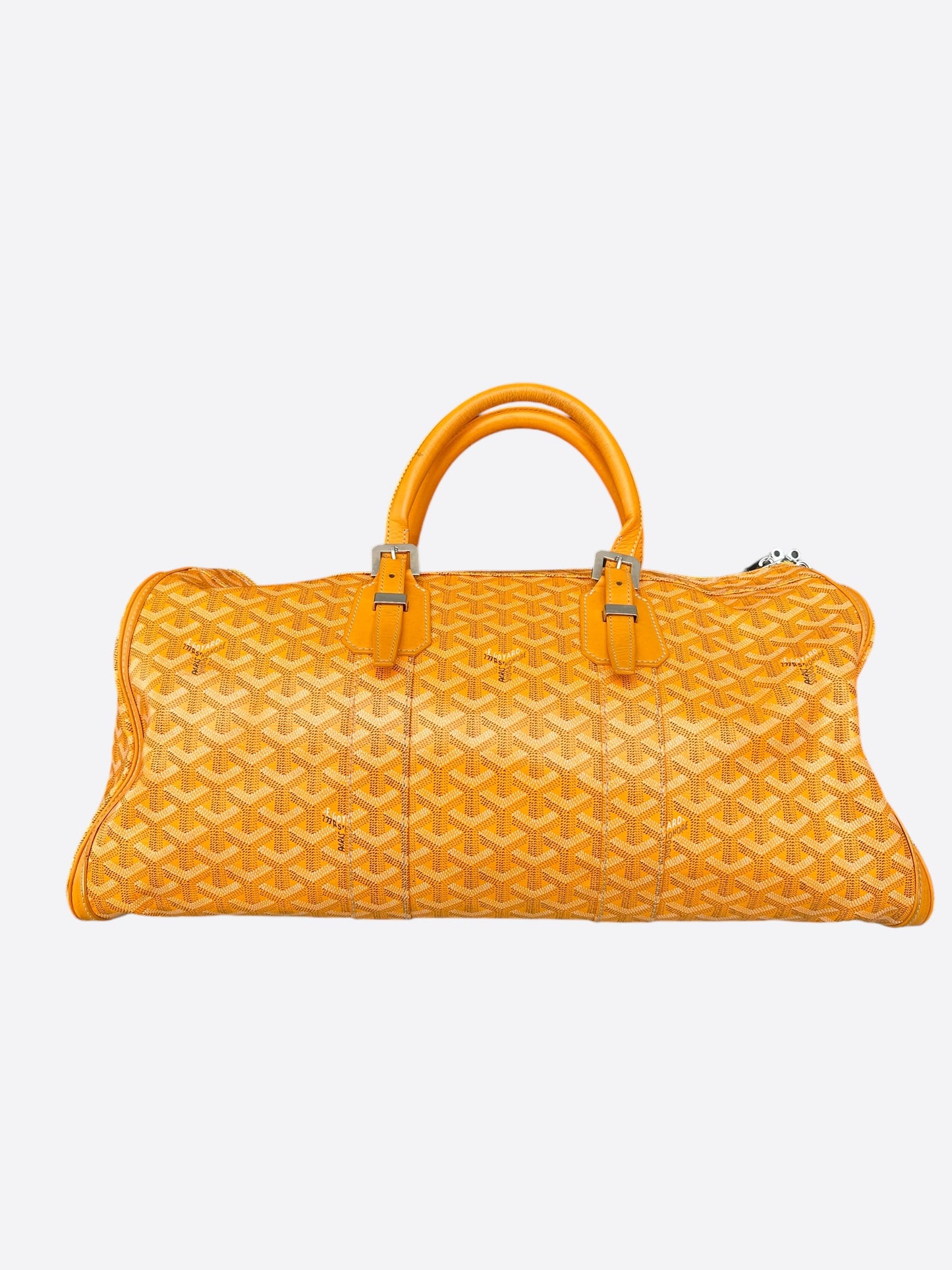 Goyard Yellow Croisiere 50 Duffel Bag