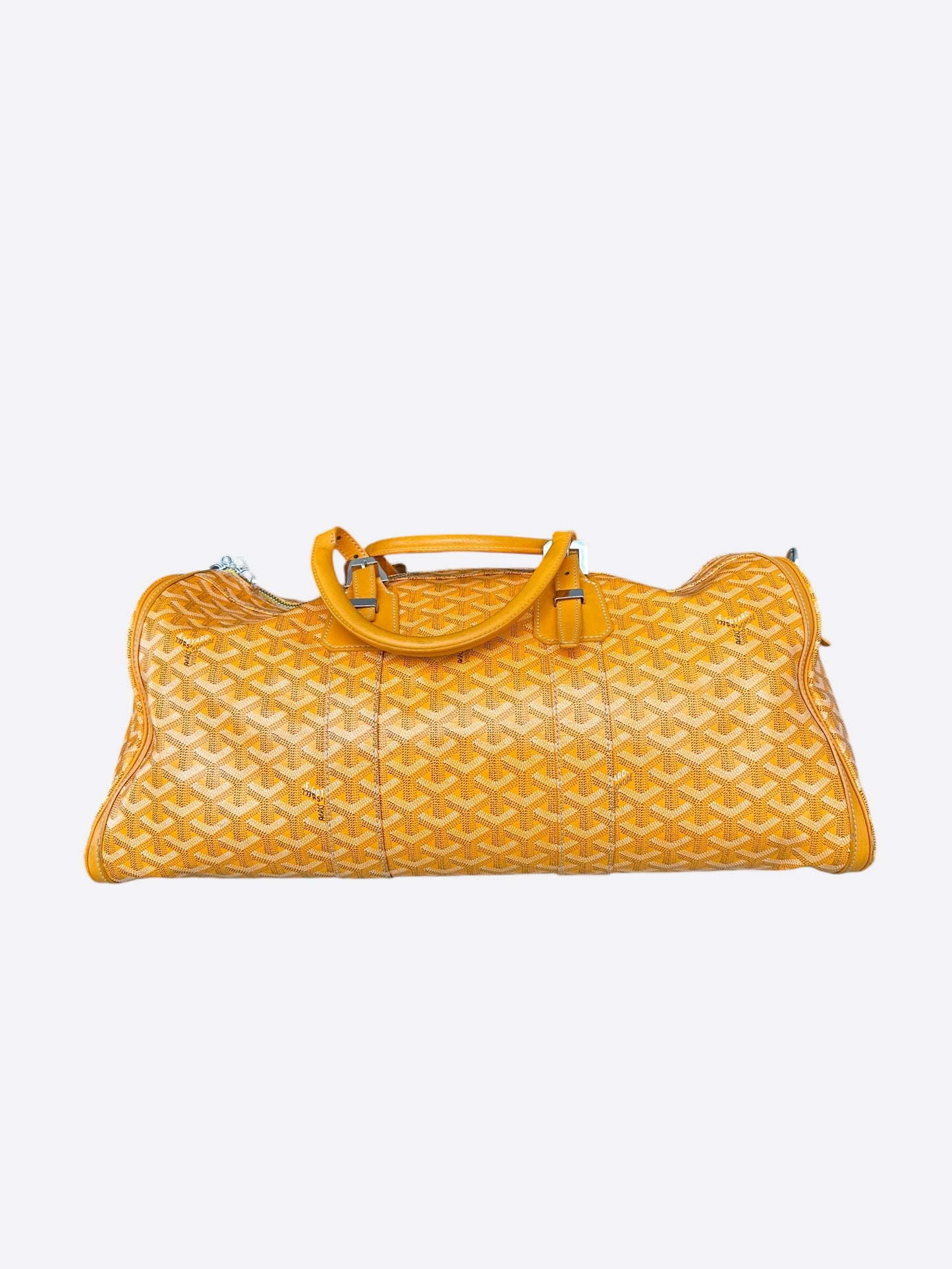 Goyard Yellow Croisiere 50 Duffel Bag