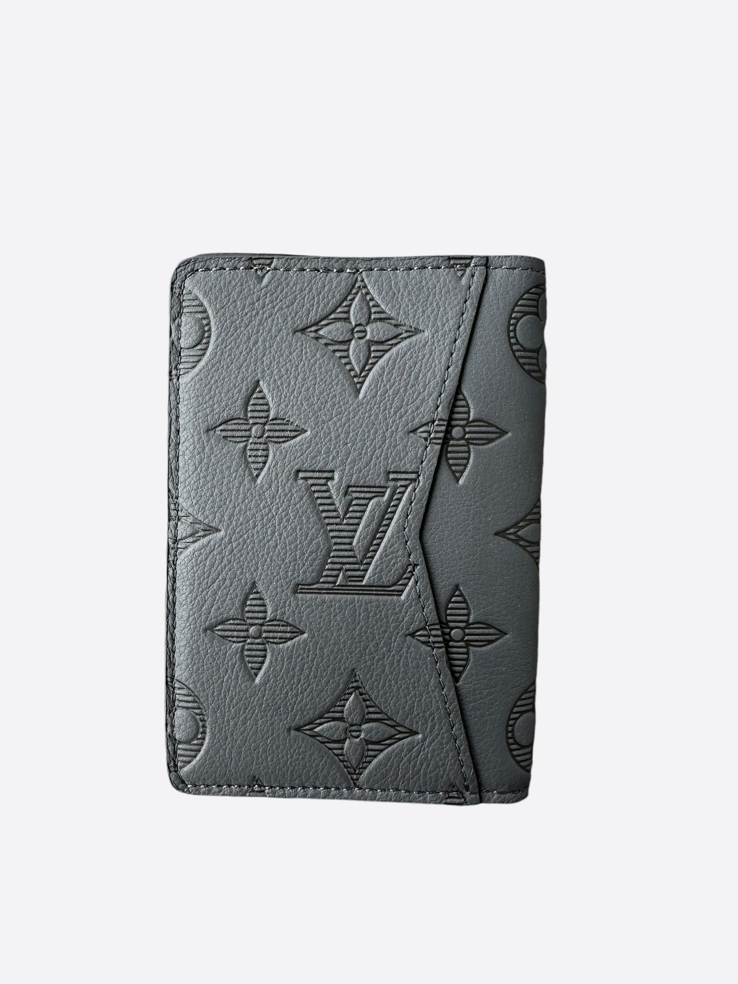 Louis Vuitton Grey Shadow Monogram Pocket Organizer