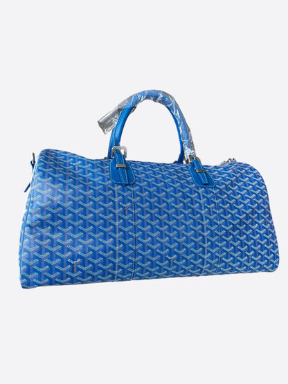 Goyard Blue Boston 50 Duffel Bag