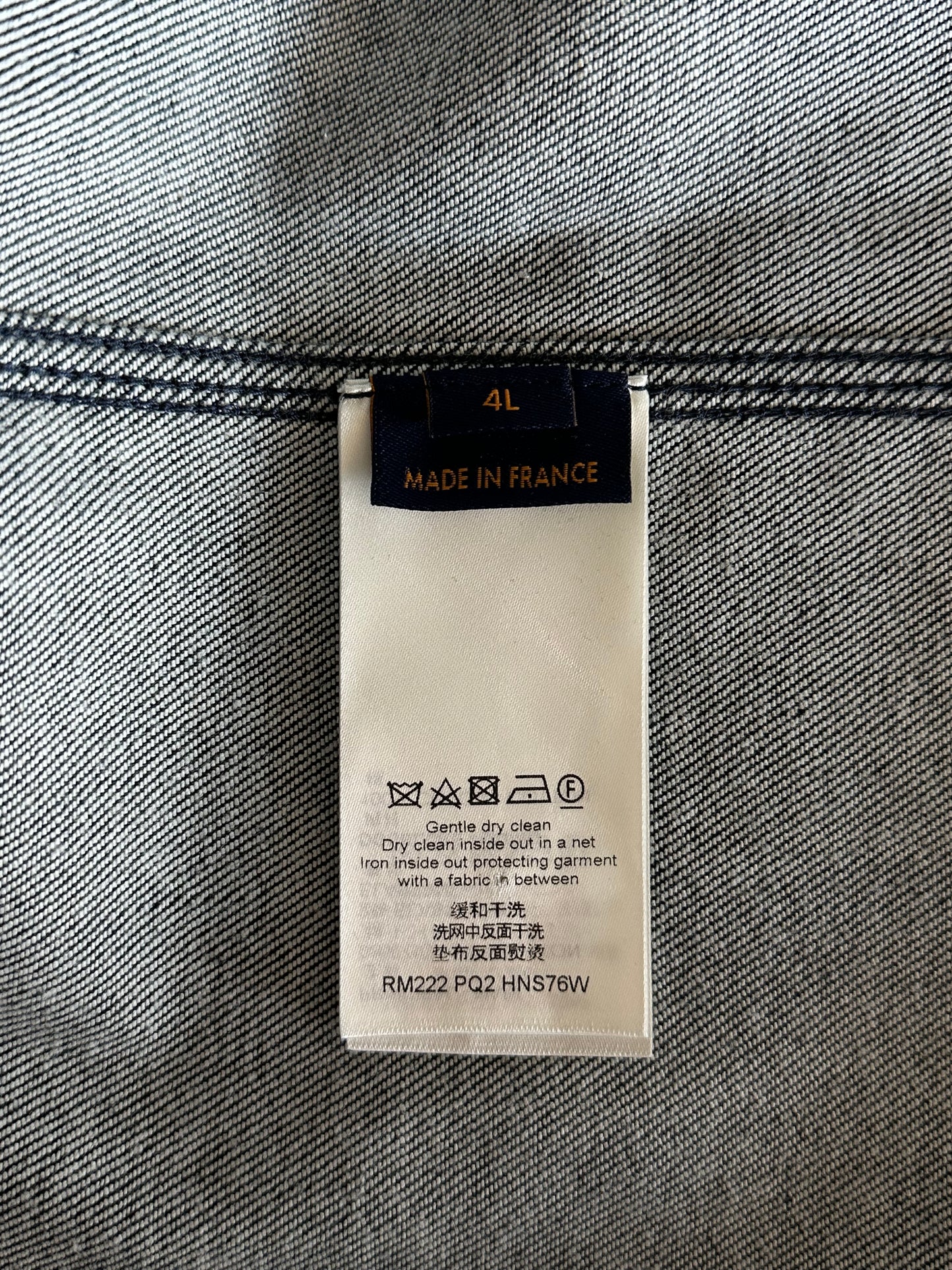 Louis Vuitton Blue Checkered Short Sleeve Button Up Shirt