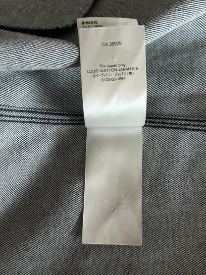 Louis Vuitton Blue Checkered Short Sleeve Button Up Shirt