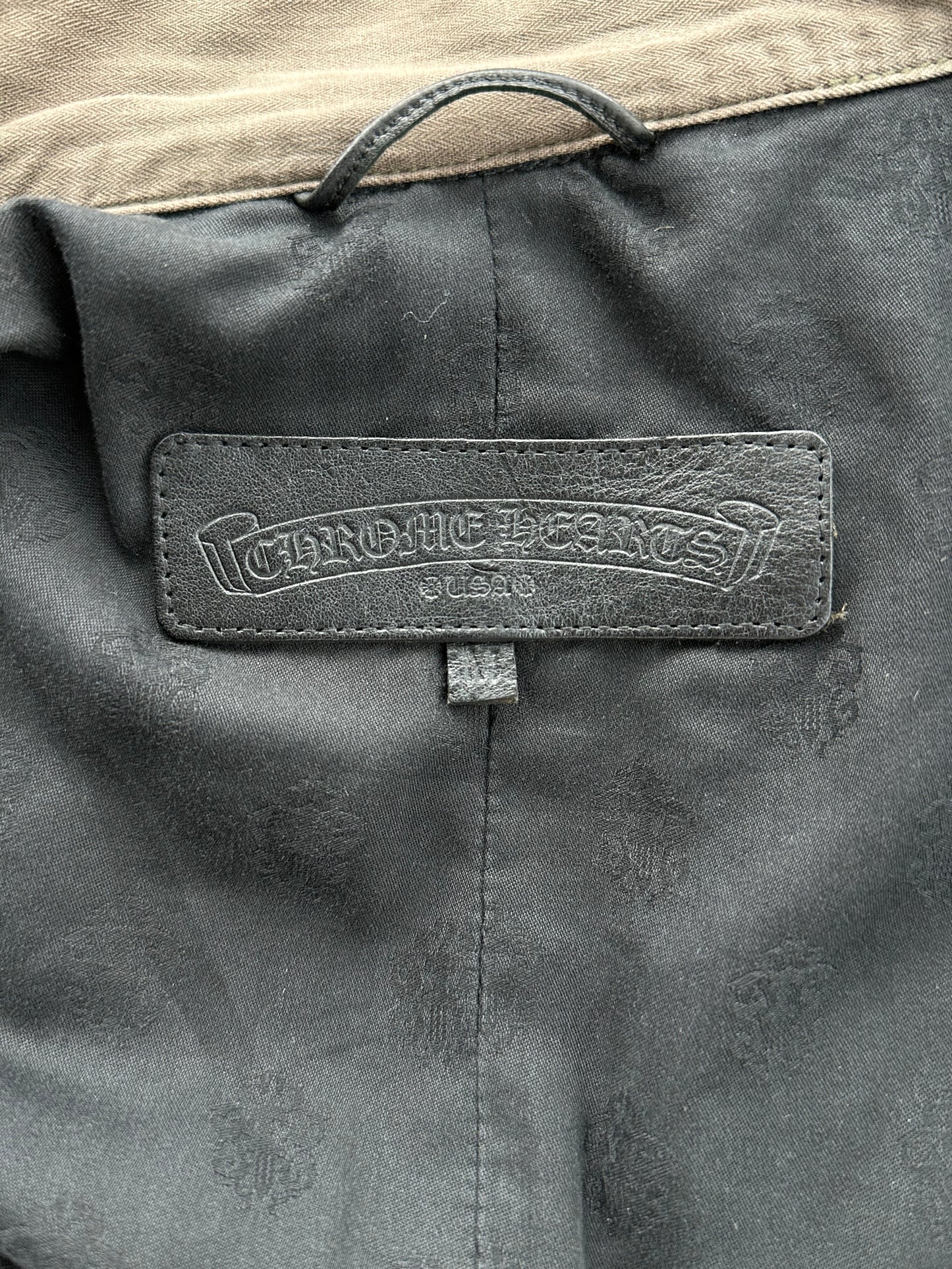 Chrome Hearts Olive Cherry Bomb Military Jacket