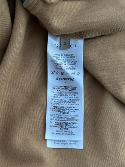 Gucci Tan Monogram Striped Track Jacket