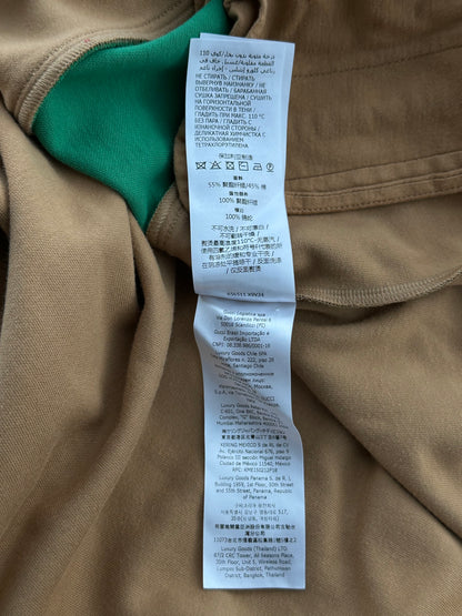 Gucci Tan Monogram Striped Track Jacket