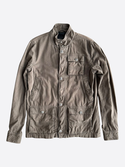 Chrome Hearts Olive Cherry Bomb Military Jacket