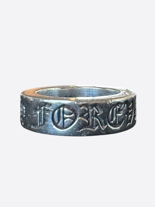Chrome Hearts Silver Forever Ring