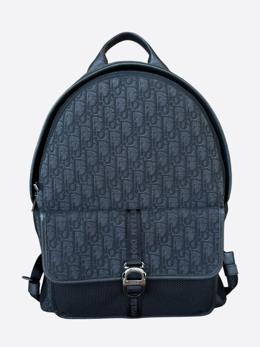 Dior Black Oblique 8 Backpack