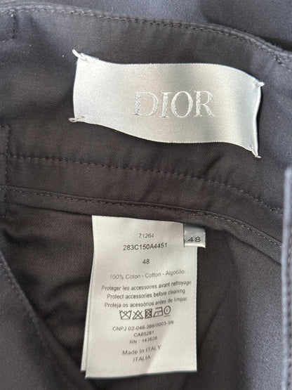 Dior Cactus Jack Black Cargo Bermuda Shorts