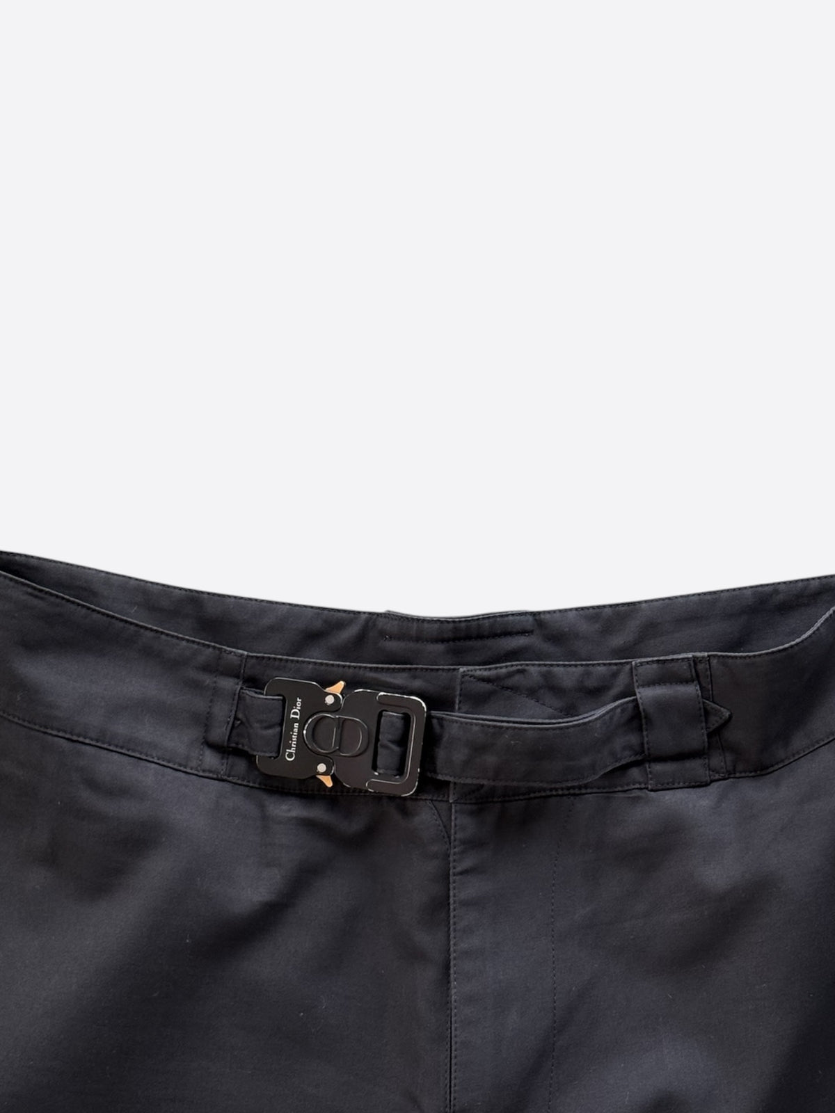 Dior Cactus Jack Black Cargo Bermuda Shorts