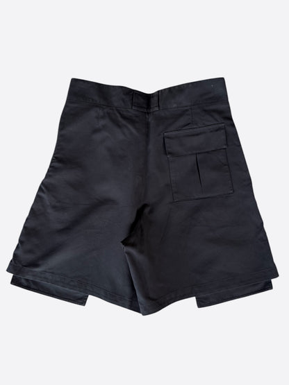 Dior Cactus Jack Black Cargo Bermuda Shorts