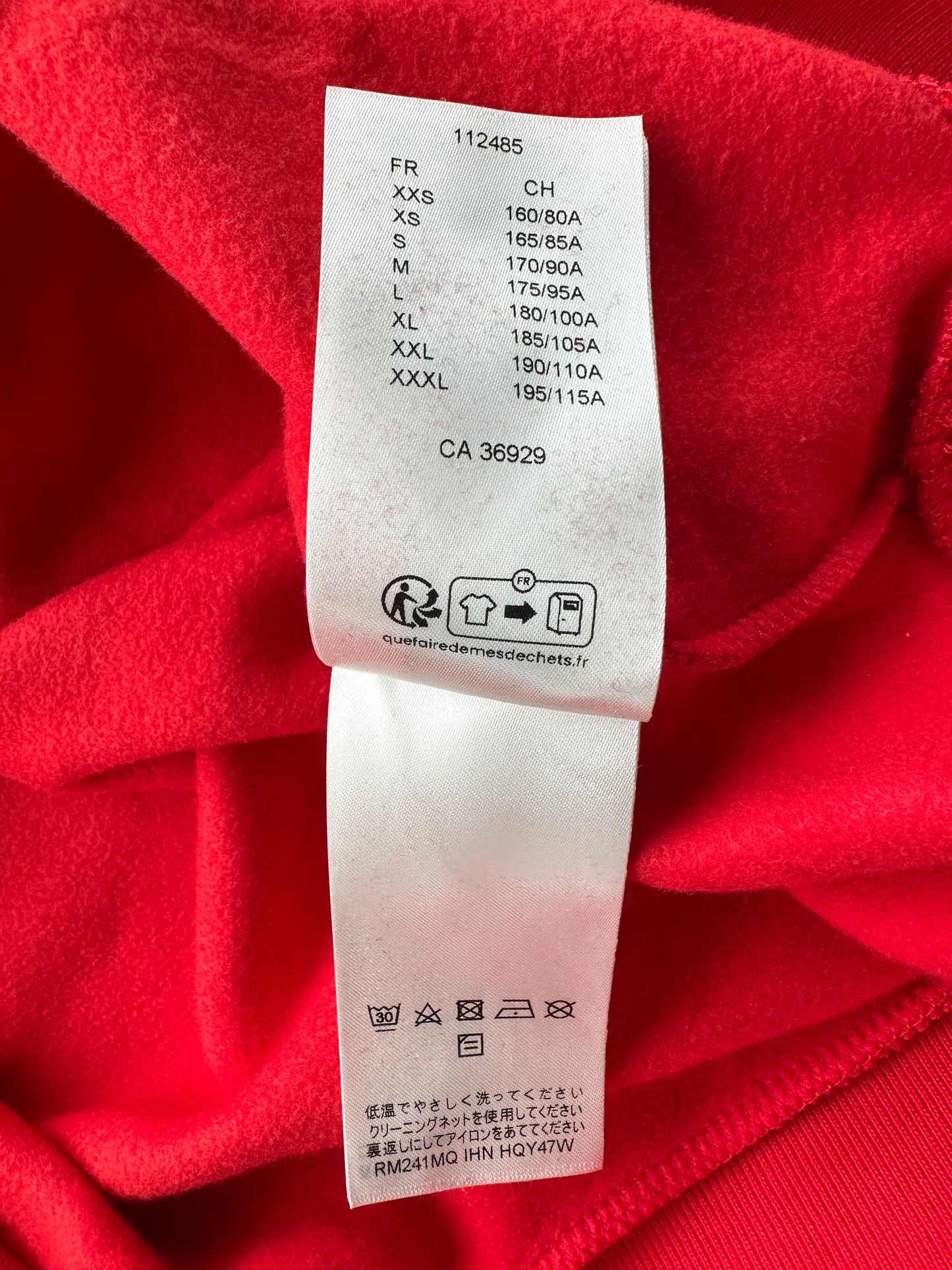 Louis Vuitton Red & Silver Graphic Hoodie