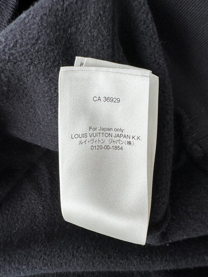 Louis Vuitton Black & Silver Graphic Hoodie